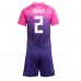 Maillot de foot Allemagne Antonio Rudiger #2 Extérieur vêtements enfant Europe 2024 Manches Courtes (+ pantalon court)